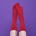 Носки. Красные карнавальные костюмы для ног