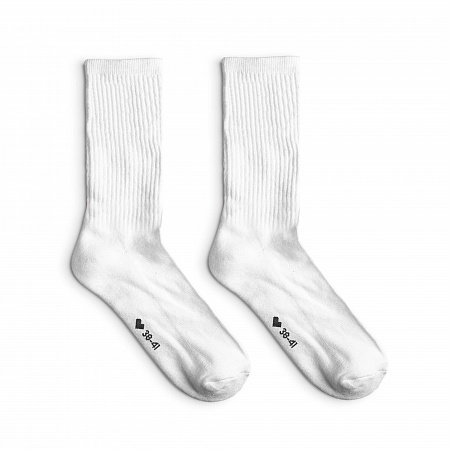 Набор белых спортивных носков Classic