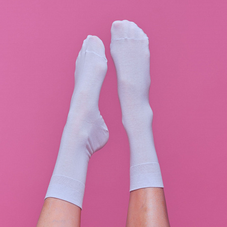 Набор белых классических носков